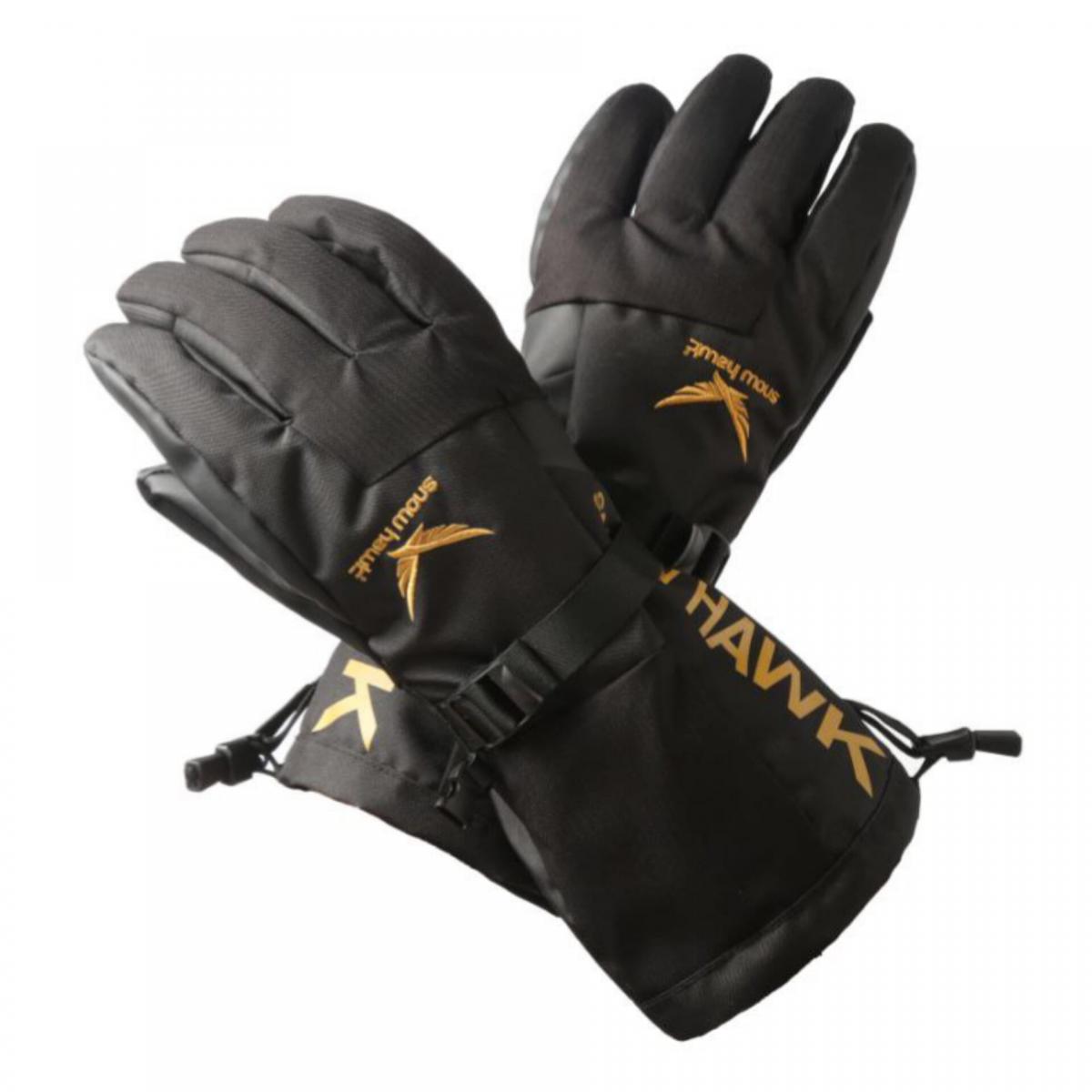 دستکش کوهنوردی دوپوش زنانه مشکی - women’s 2-layer mountaineering gloves